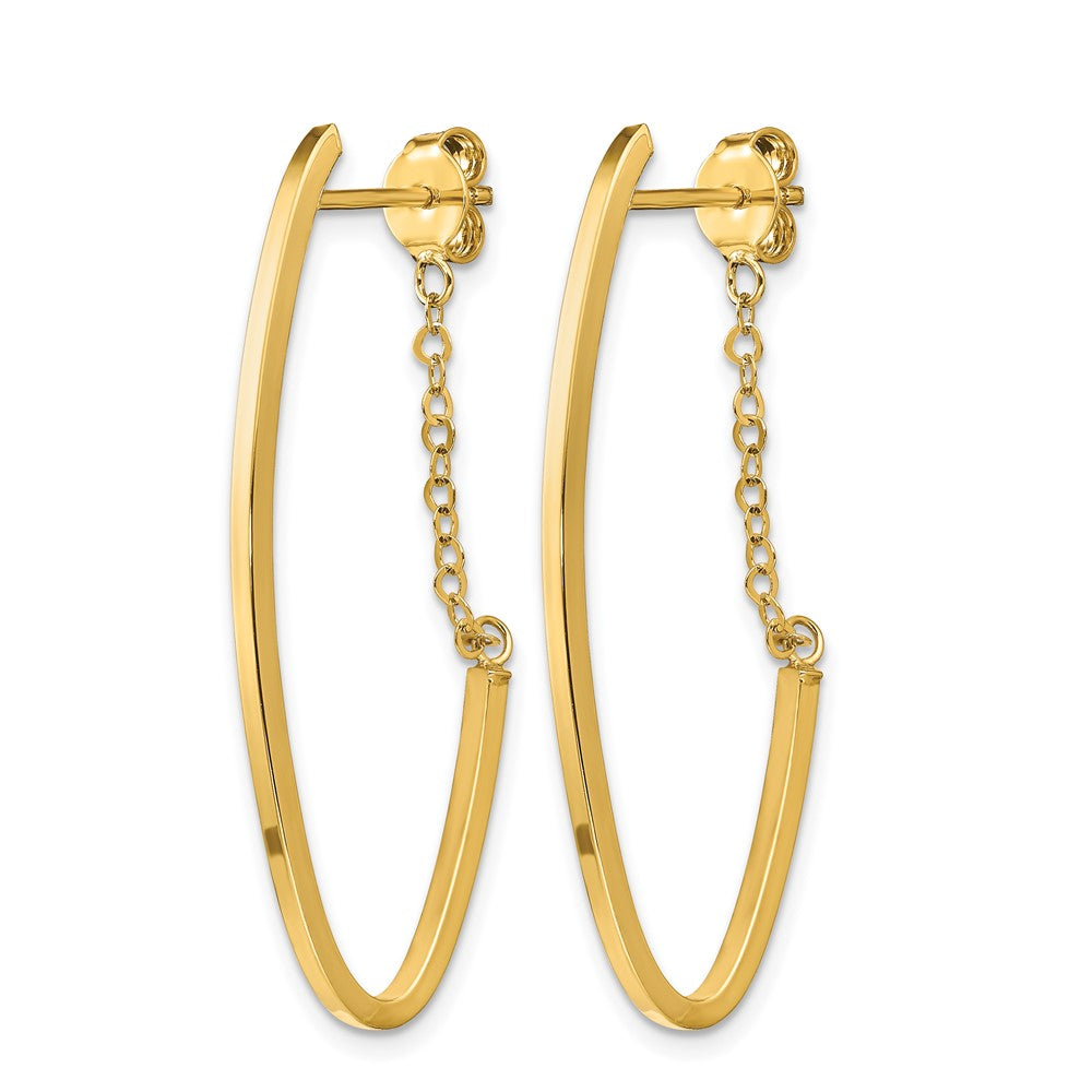14K Gelbgold Poliert Creolen
