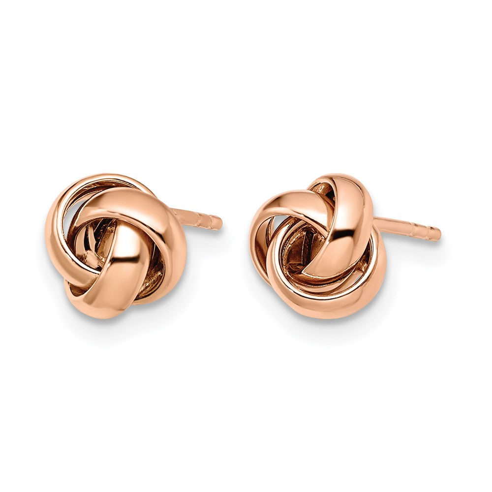 14K Roségold Poliert Ohrstecker