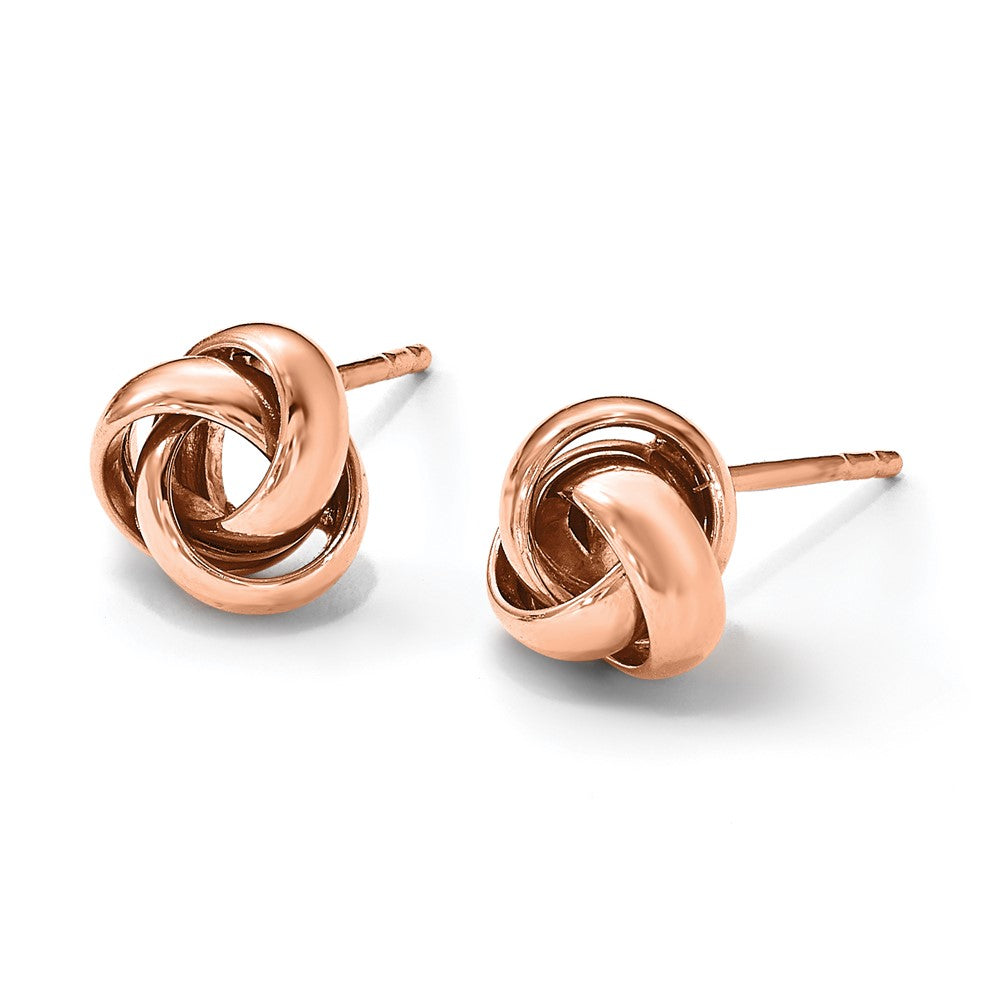14K Roségold Poliert Ohrstecker