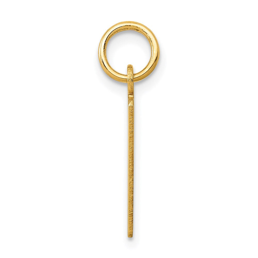 14K Gelbgold Klein Länglich Zahl 29 Charm
