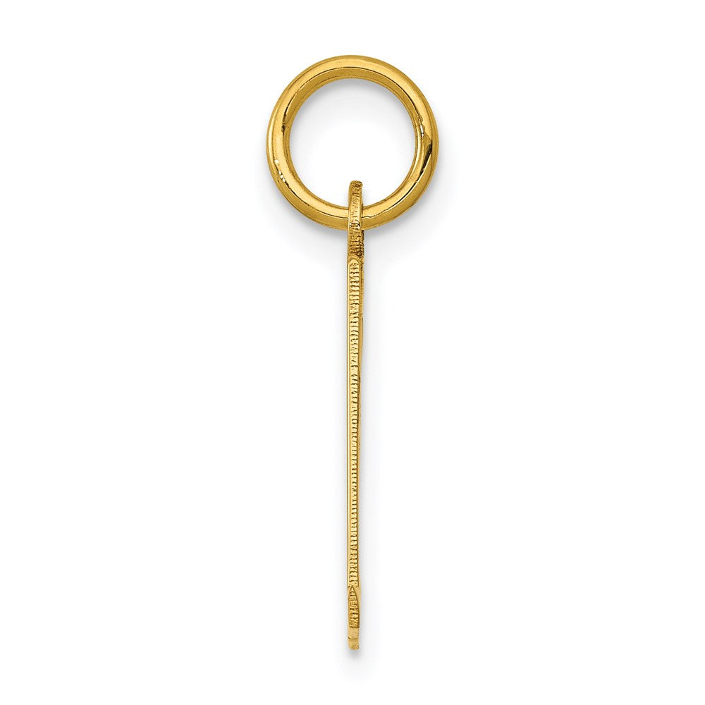 14K Gelbgold Klein Länglich Zahl 31 Charm