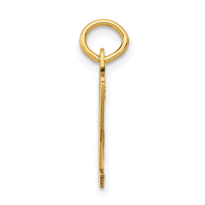 14K Gelbgold Klein Länglich Zahl 32 Charm