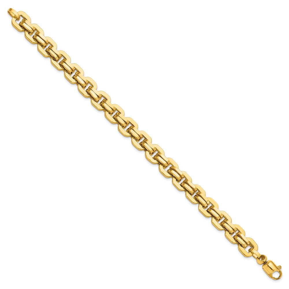 8.5 Zoll 14K Herren Poliert Fantasieglieder Armband