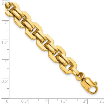 8.5 Zoll 14K Herren Poliert Fantasieglieder Armband