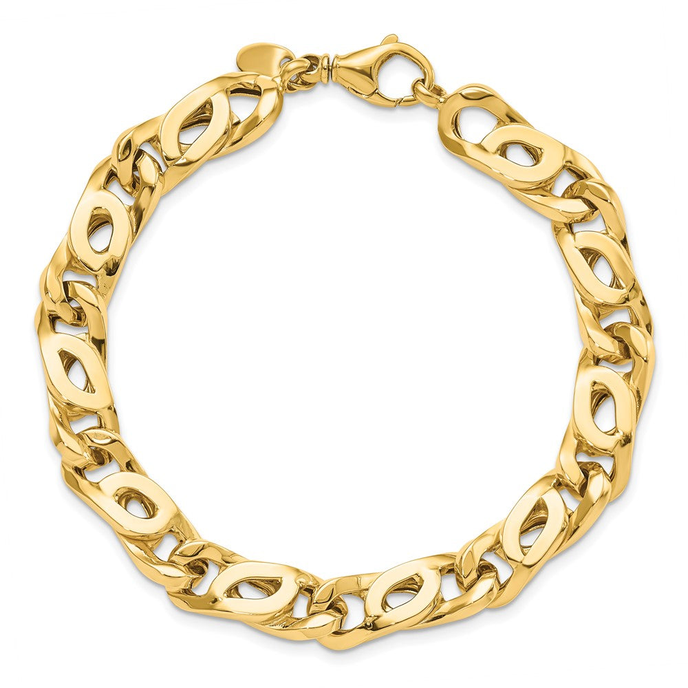 8.25 Zoll 14K Herren Poliert Glieder Armband