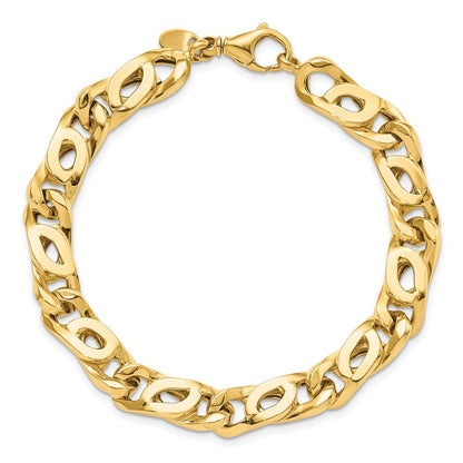 8.25 Zoll 14K Herren Poliert Glieder Armband