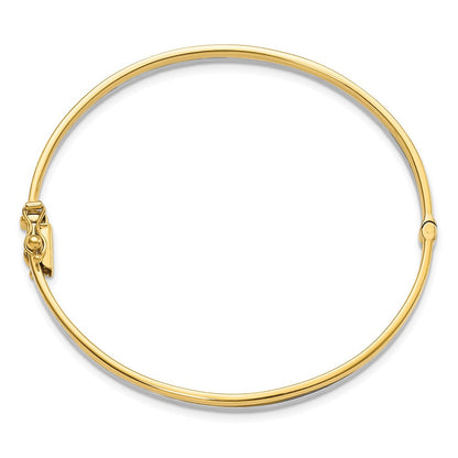 14K Gelb & Rhodium Bicolor Poliert Klappbar Armreif