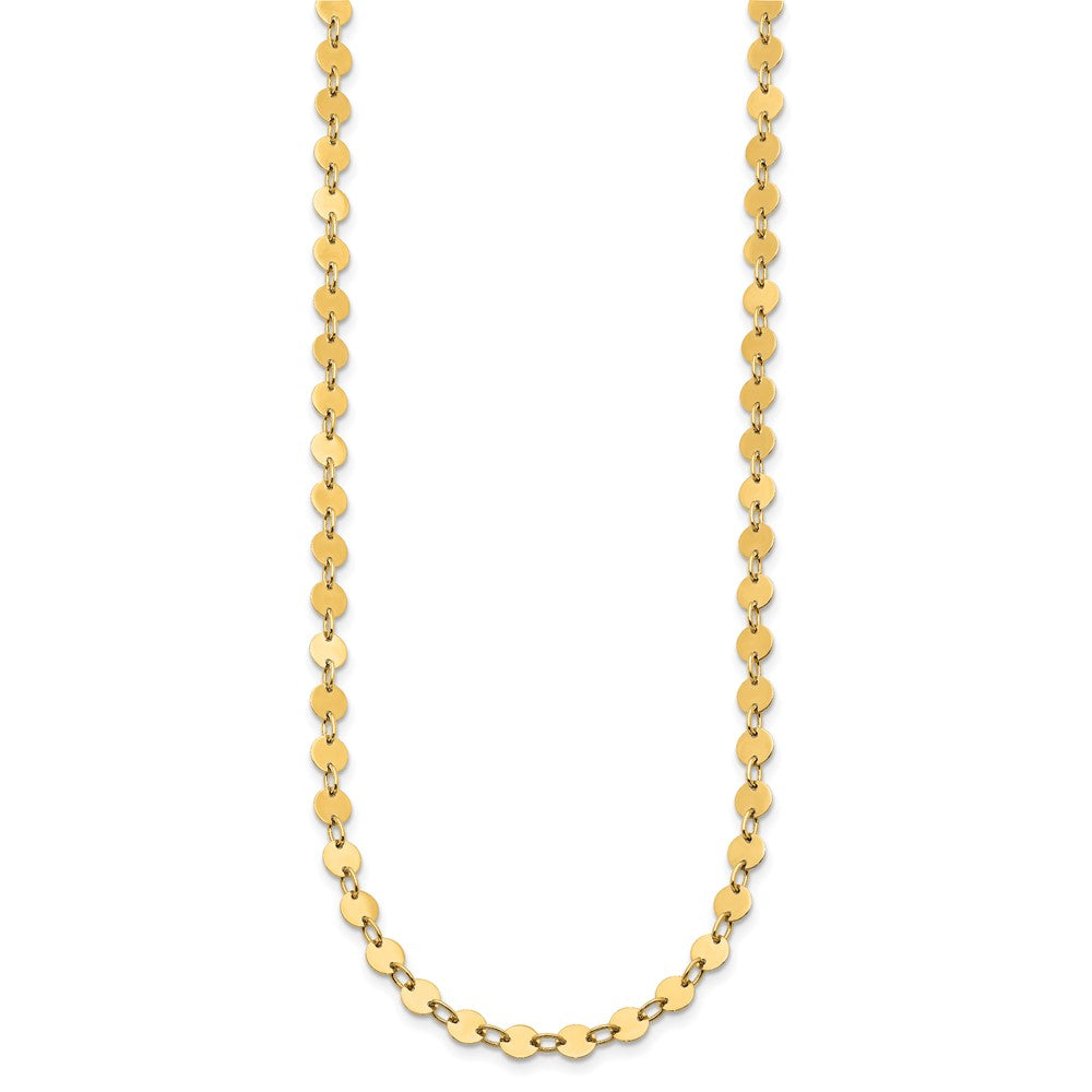 14K Gelbgold Poliert Halskette