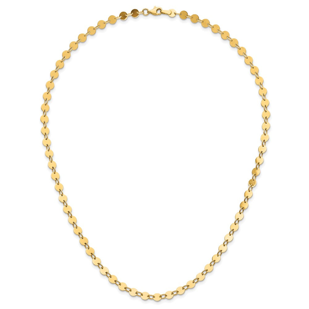 14K Gelbgold Poliert Halskette