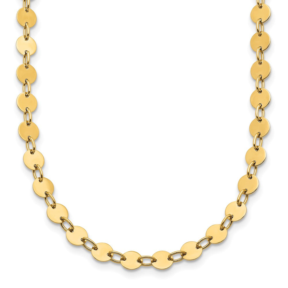 14K Gelbgold Poliert Halskette