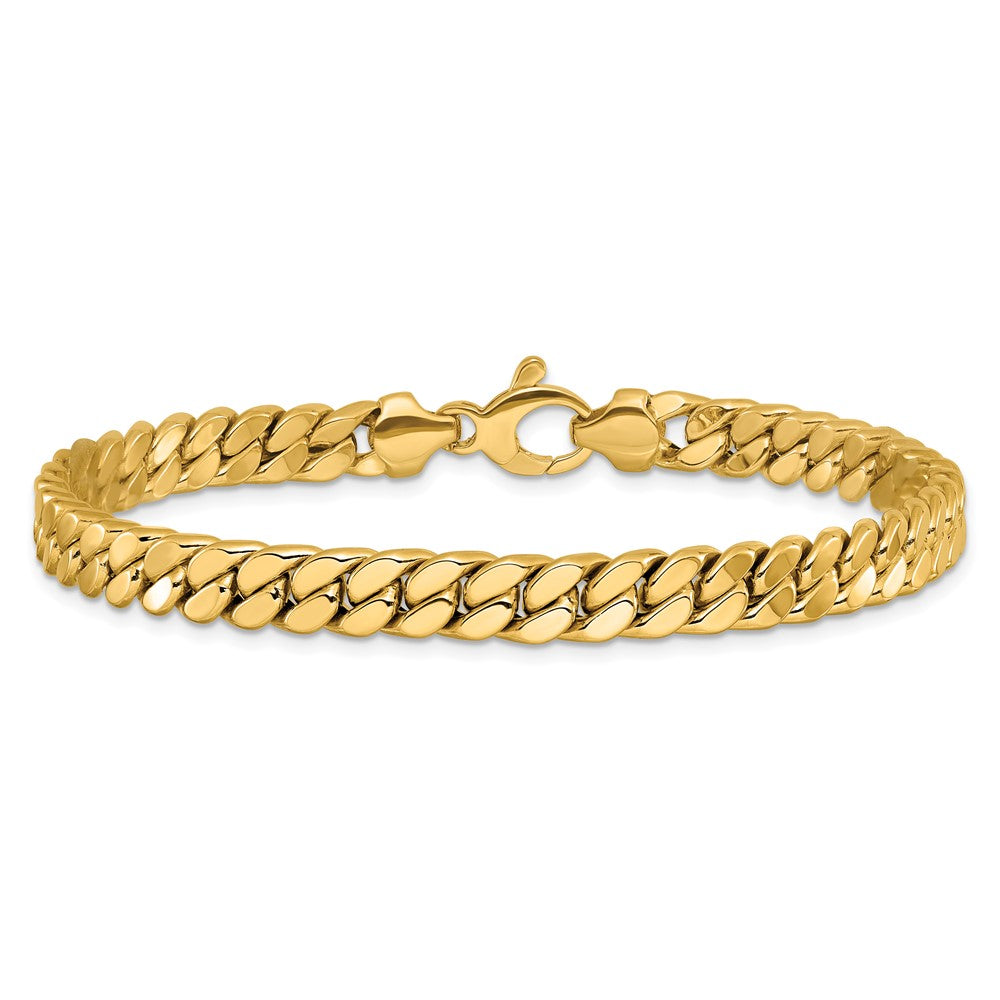 8.5 Zoll 14K Herren Poliert Fantasieglieder Armband