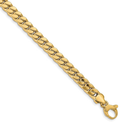 8.5 Zoll 14K Herren Poliert Fantasieglieder Armband