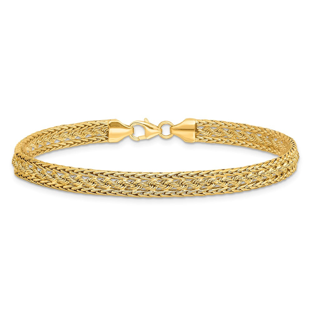 14K Gelbgold Fantasie Armband