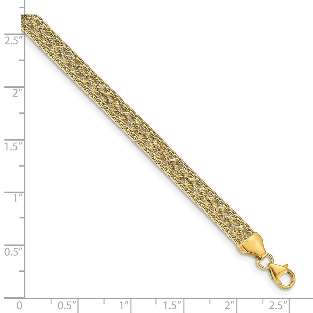 14K Gelbgold Fantasie Armband