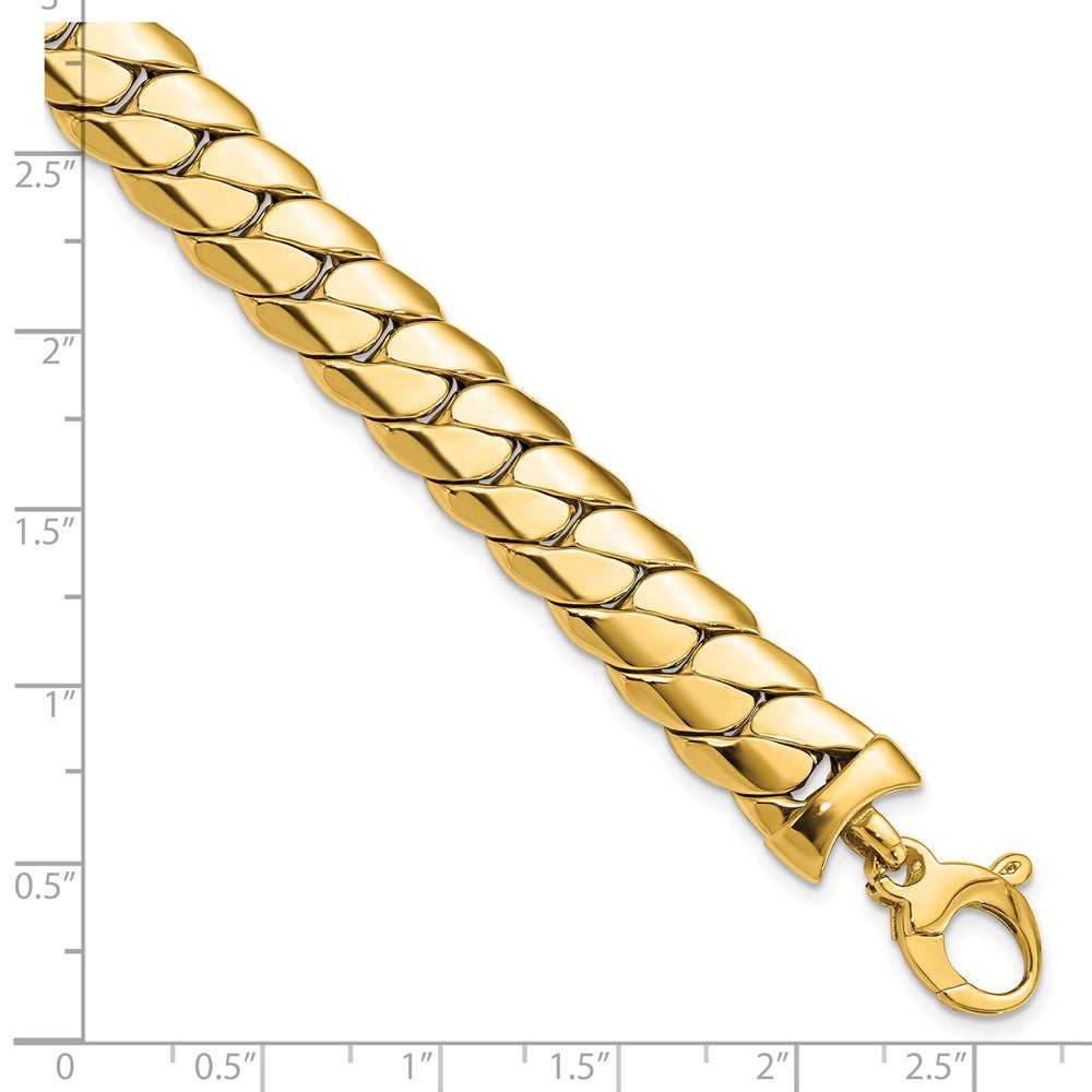 14K Gelbgold Poliert Armband