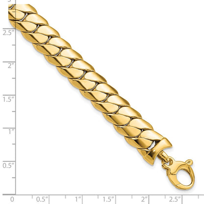 14K Gelbgold Poliert Armband