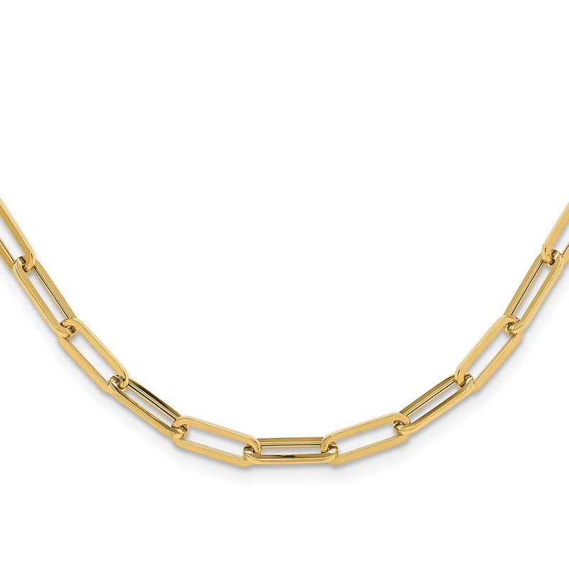 14K Gelbgold Poliert Fantasieglieder Halskette