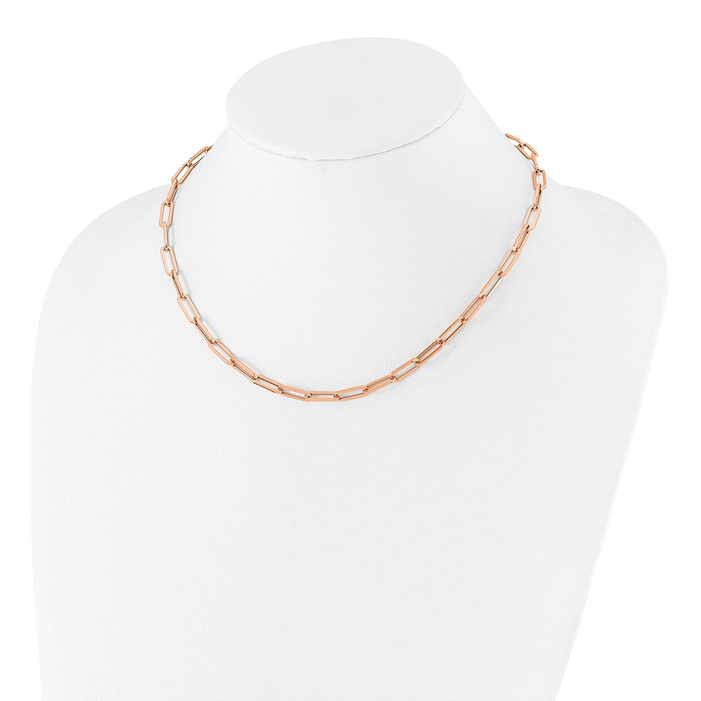 14K Roségold Poliert Fantasieglieder Halskette