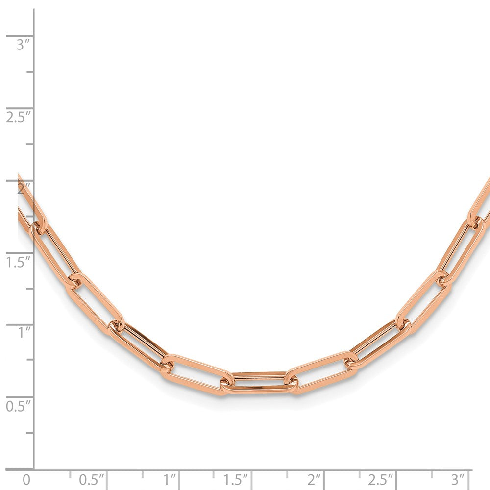 14K Roségold Poliert Fantasieglieder Halskette