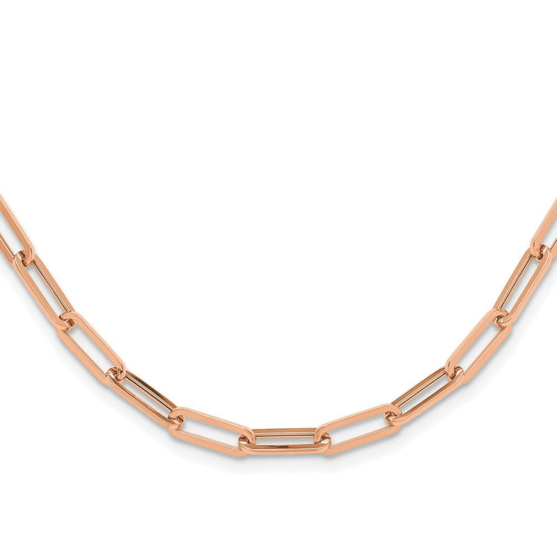 14K Roségold Poliert Fantasieglieder Halskette