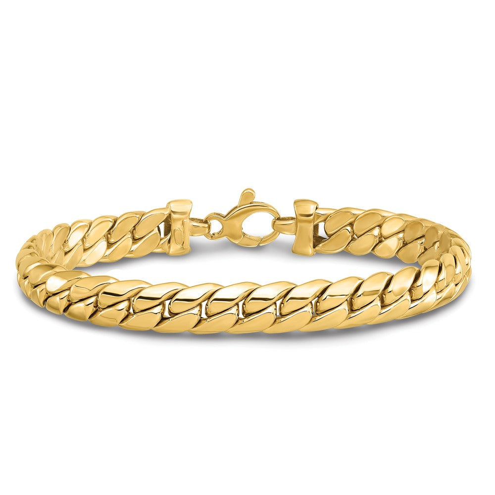14K Gelbgold Poliert Glieder Armband