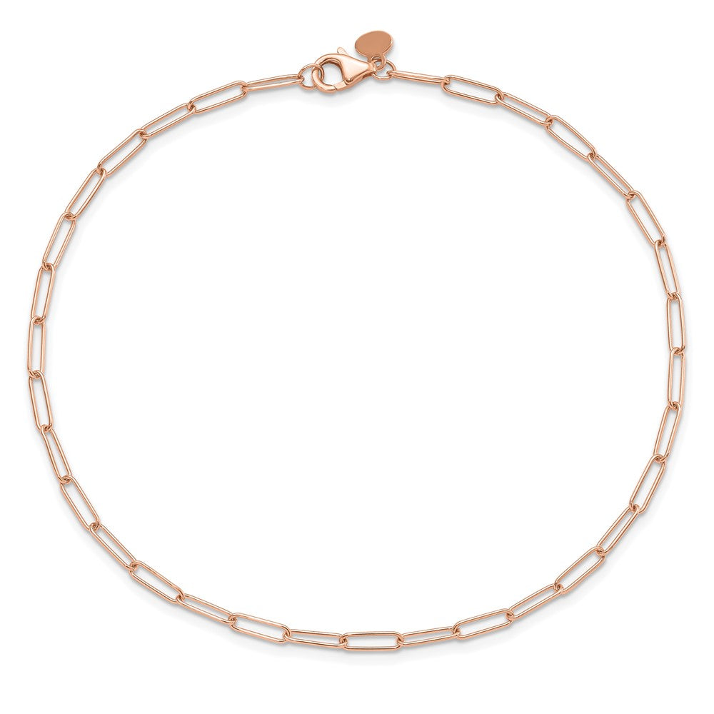 14K Roségold Poliert Fantasieglieder Gliederarmband