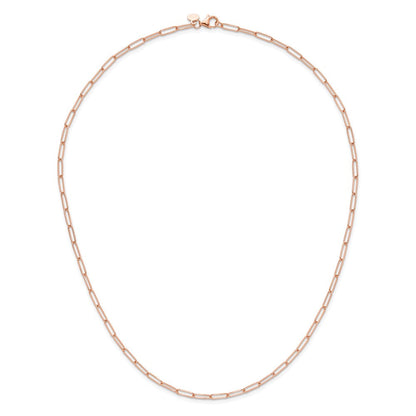 14K Roségold Poliert Fantasieglieder Halskette