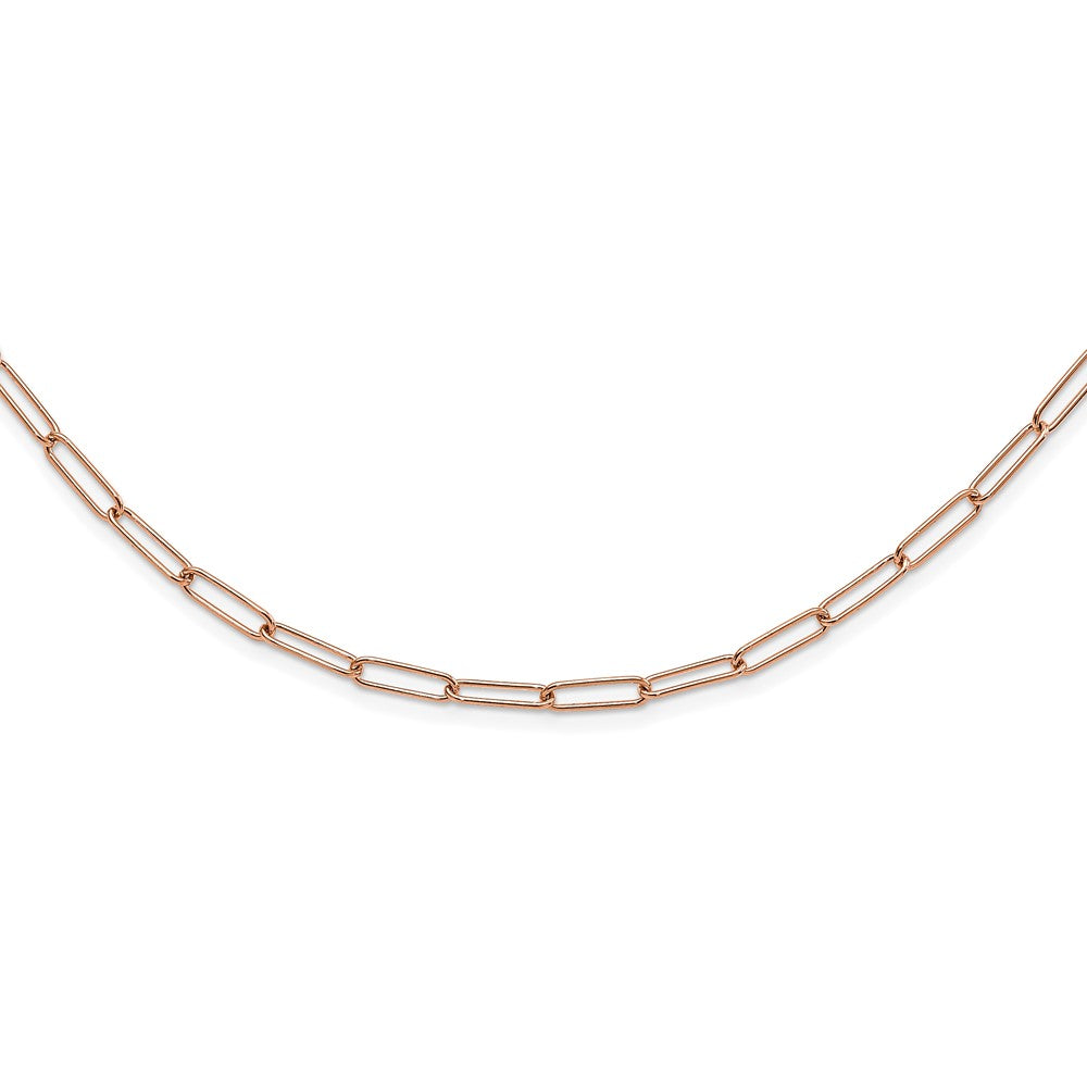 14K Roségold Poliert Fantasieglieder Halskette