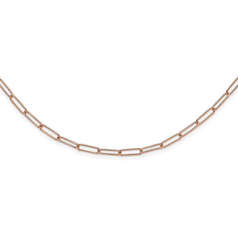 14K Roségold Poliert Fantasieglieder Halskette