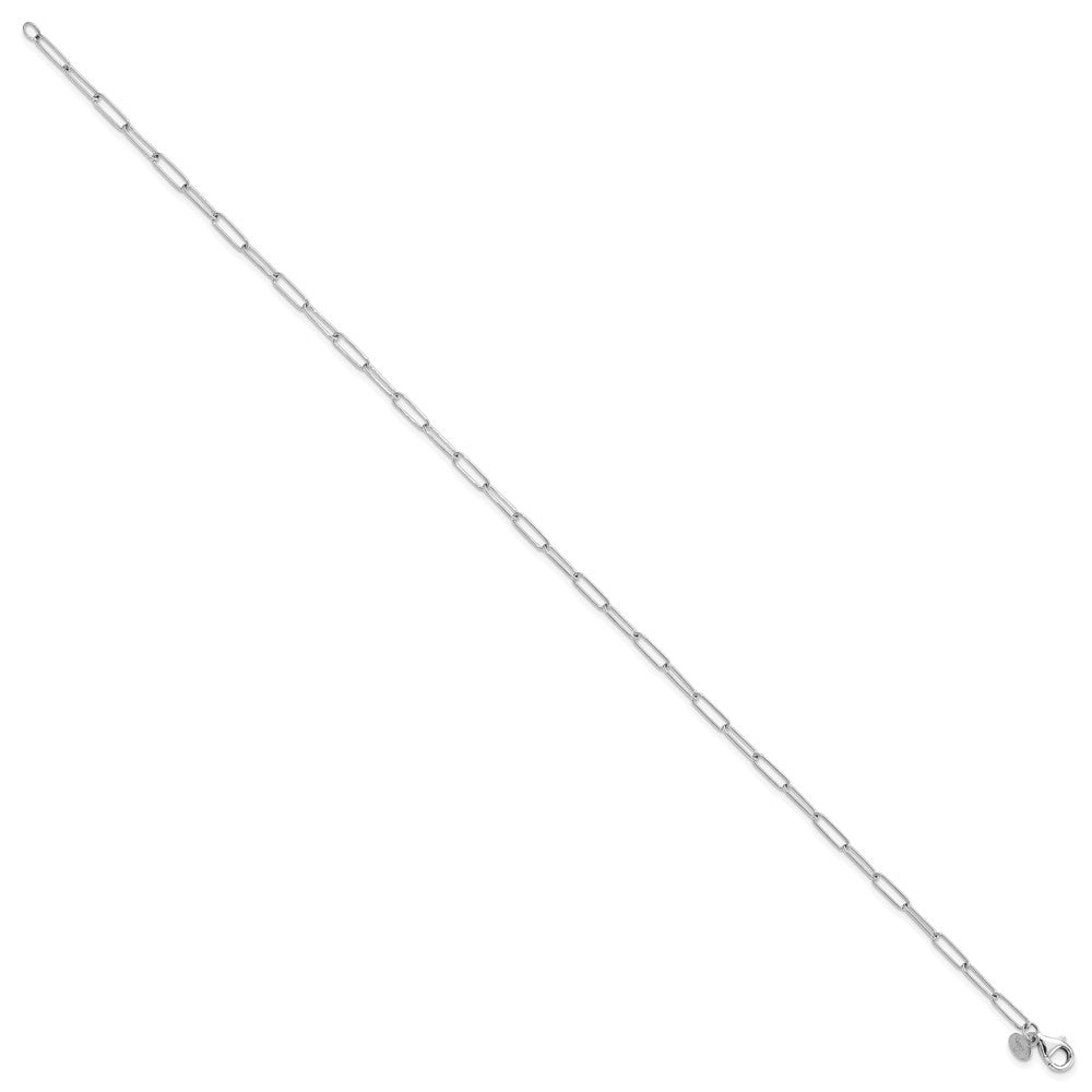 14K Weißgold Poliert Fantasieglieder Gliederarmband