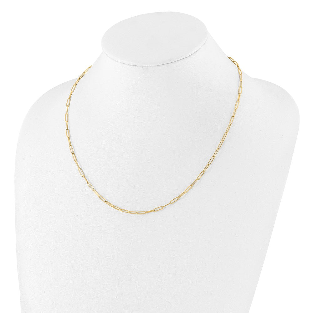 14K Gelbgold Poliert Fantasieglieder Halskette
