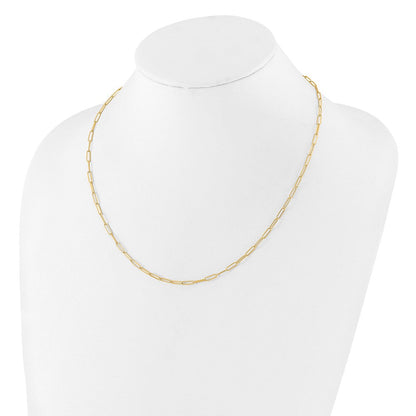 14K Gelbgold Poliert Fantasieglieder Halskette
