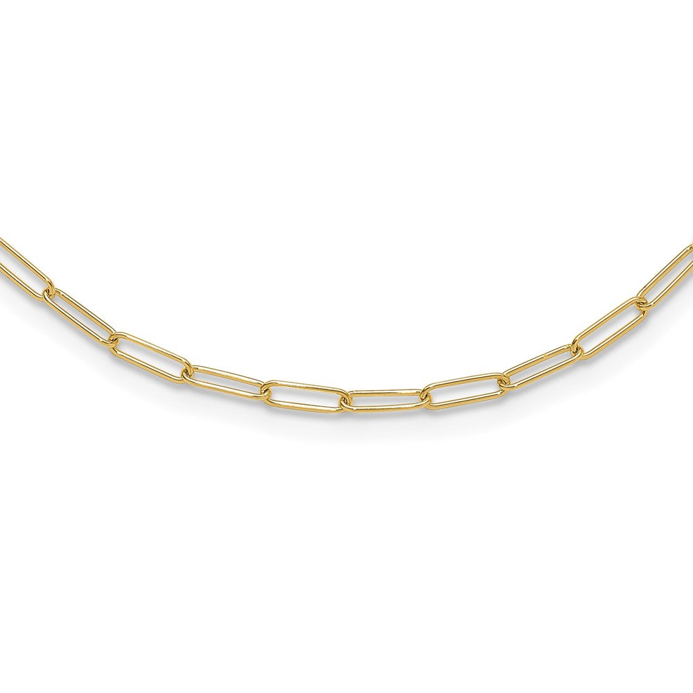 14K Gelbgold Poliert Fantasieglieder Halskette