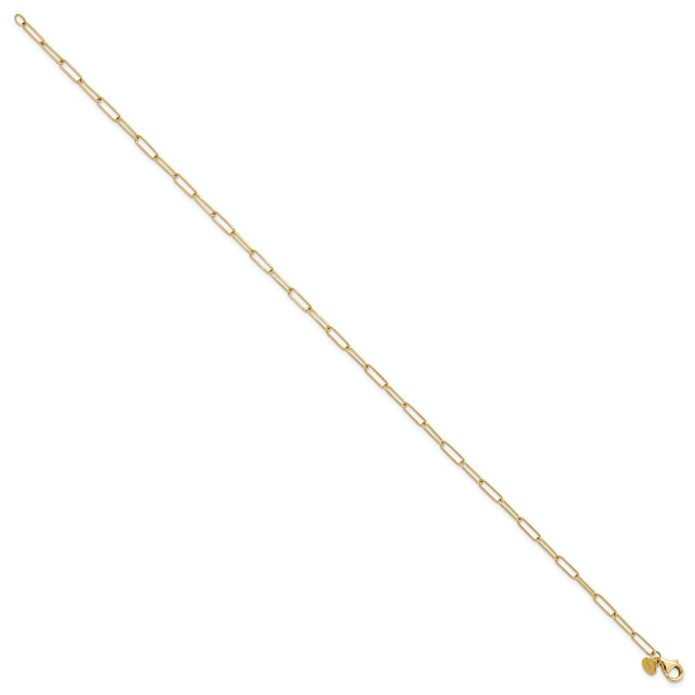 14K Gelbgold Poliert Fantasieglieder Gliederarmband