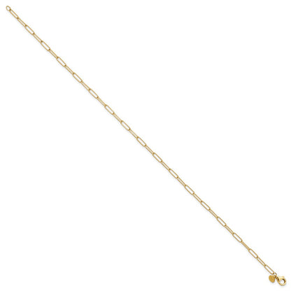 14K Gelbgold Poliert Fantasieglieder Gliederarmband
