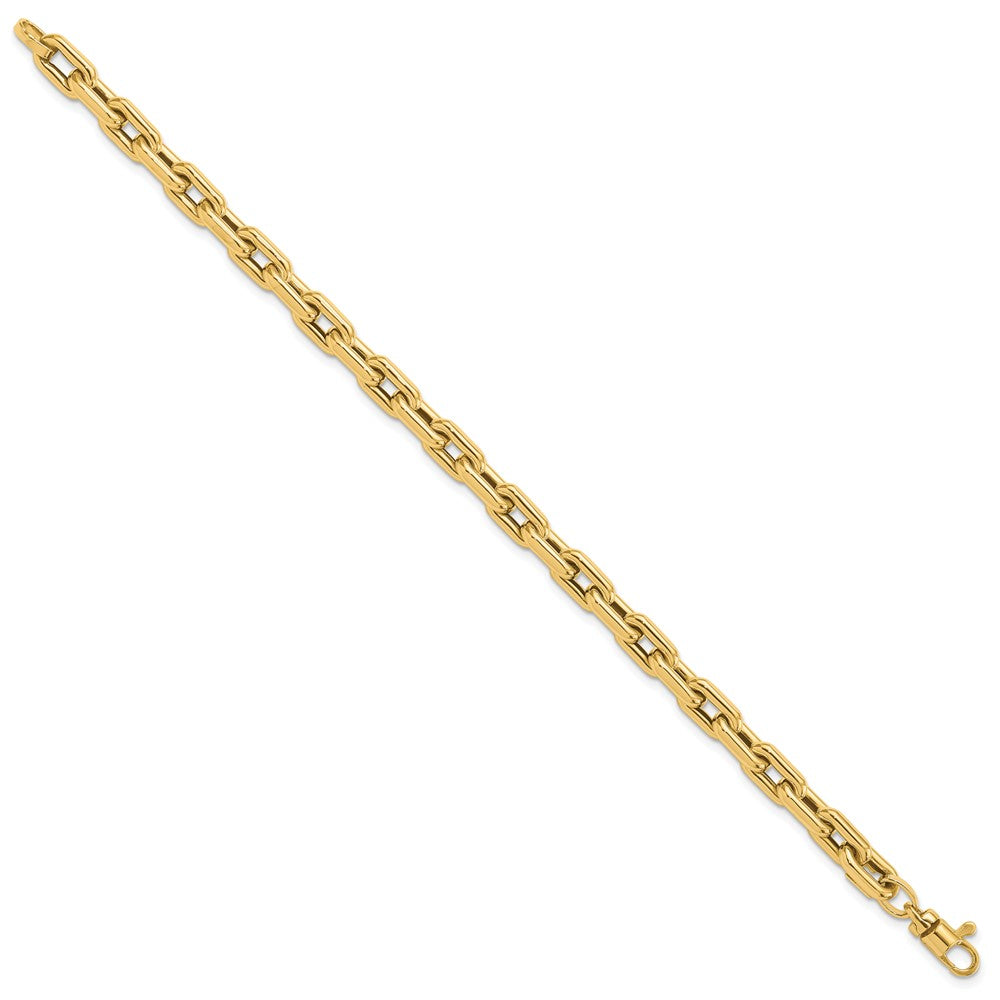 14K Gelbgold Poliert Fantasieglieder Armband