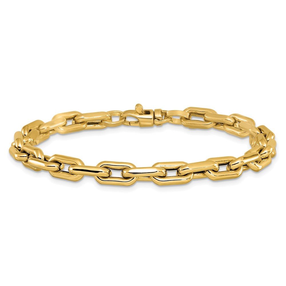 14K Gelbgold Poliert Fantasieglieder Armband