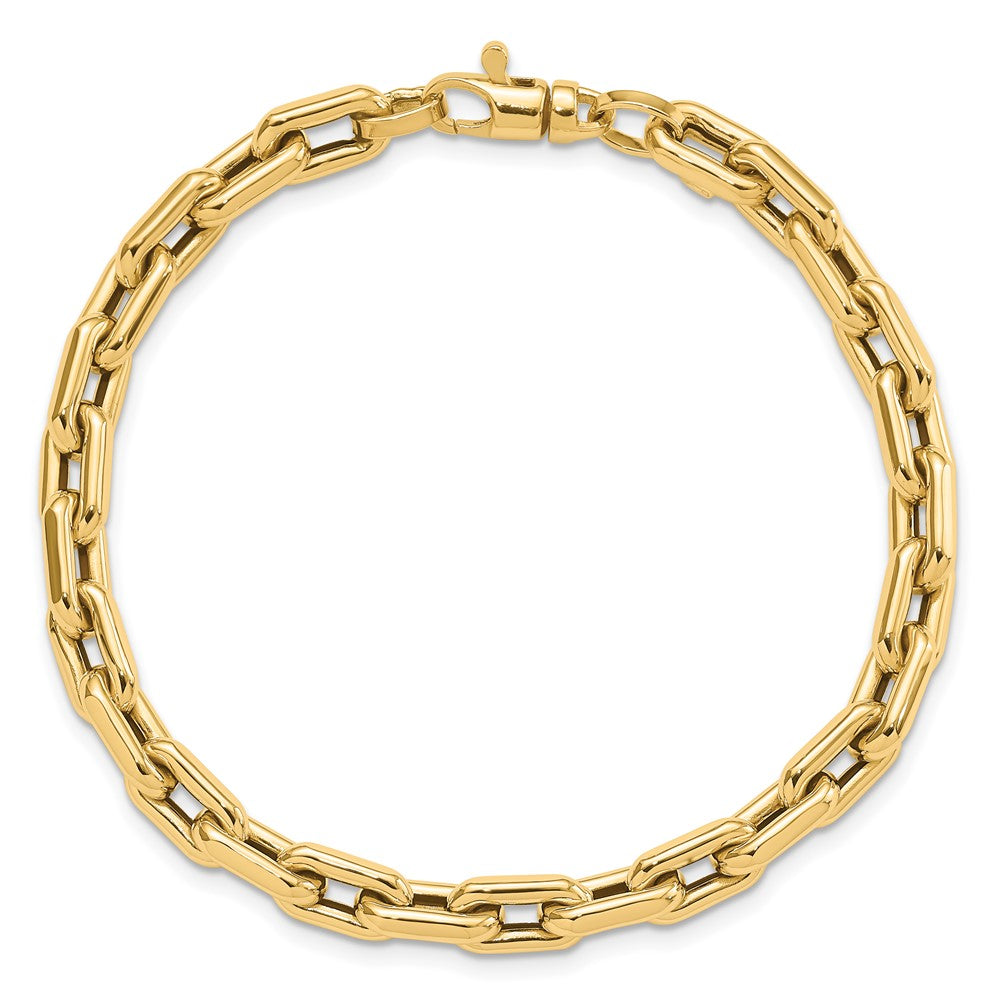14K Gelbgold Poliert Fantasieglieder Armband