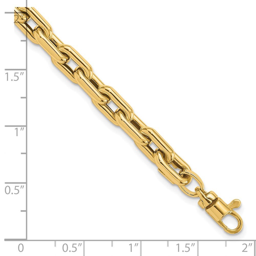 14K Gelbgold Poliert Fantasieglieder Armband