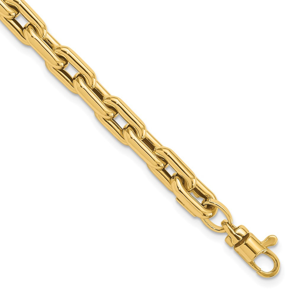 14K Gelbgold Poliert Fantasieglieder Armband