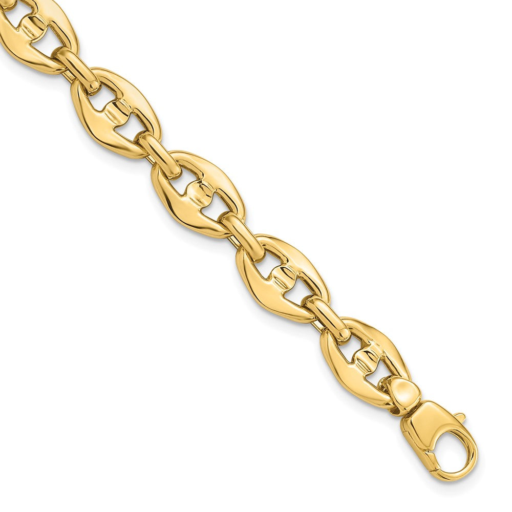 14K Gelbgold Poliert Fantasieglieder Armband