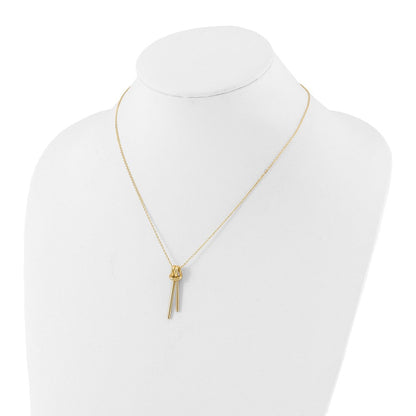 14K Gelbgold Poliert Halskette