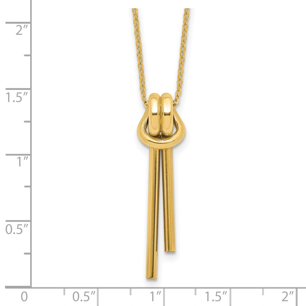 14K Gelbgold Poliert Halskette