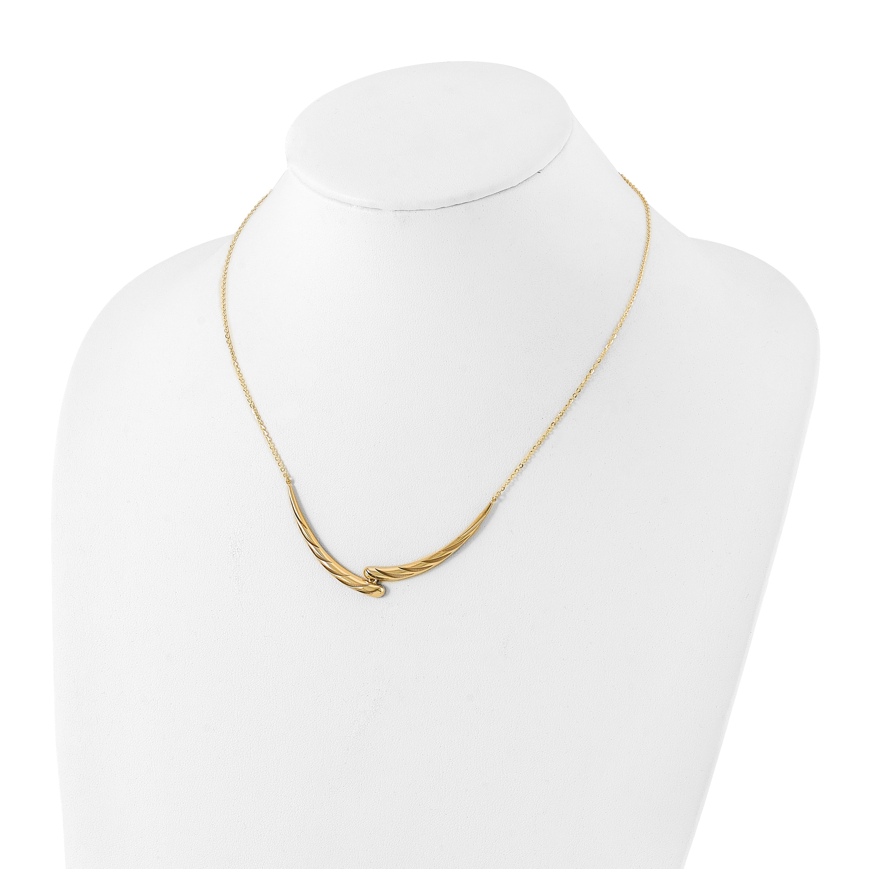 14K Gelbgold Poliert Halskette