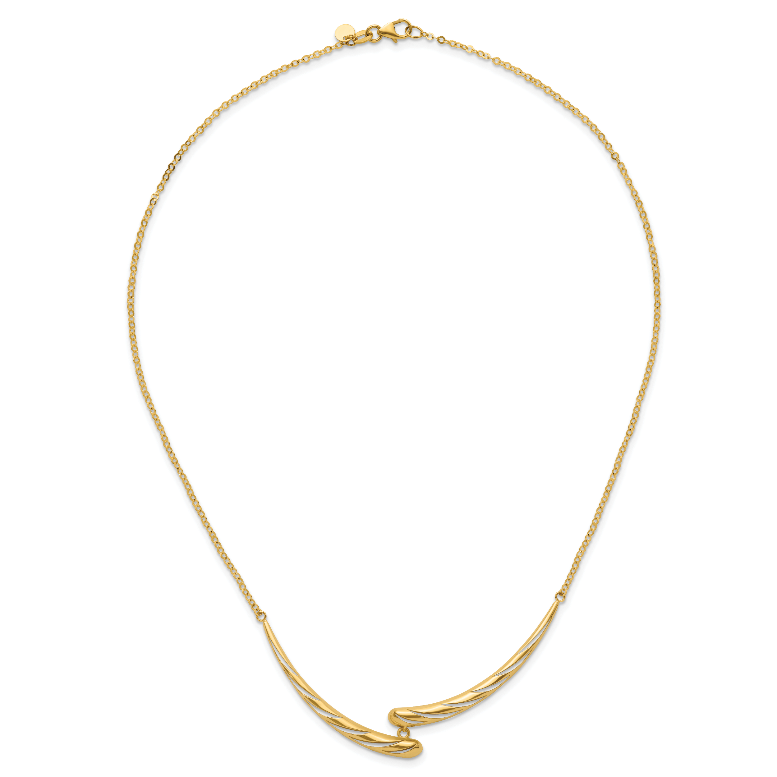 14K Gelbgold Poliert Halskette