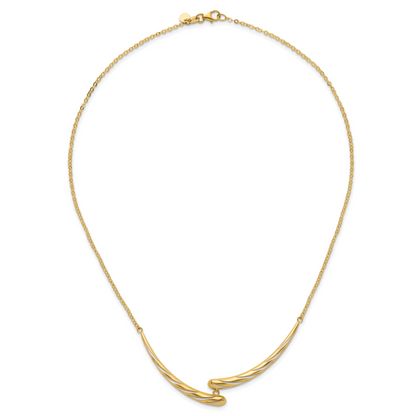 14K Gelbgold Poliert Halskette