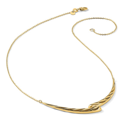 14K Gelbgold Poliert Halskette