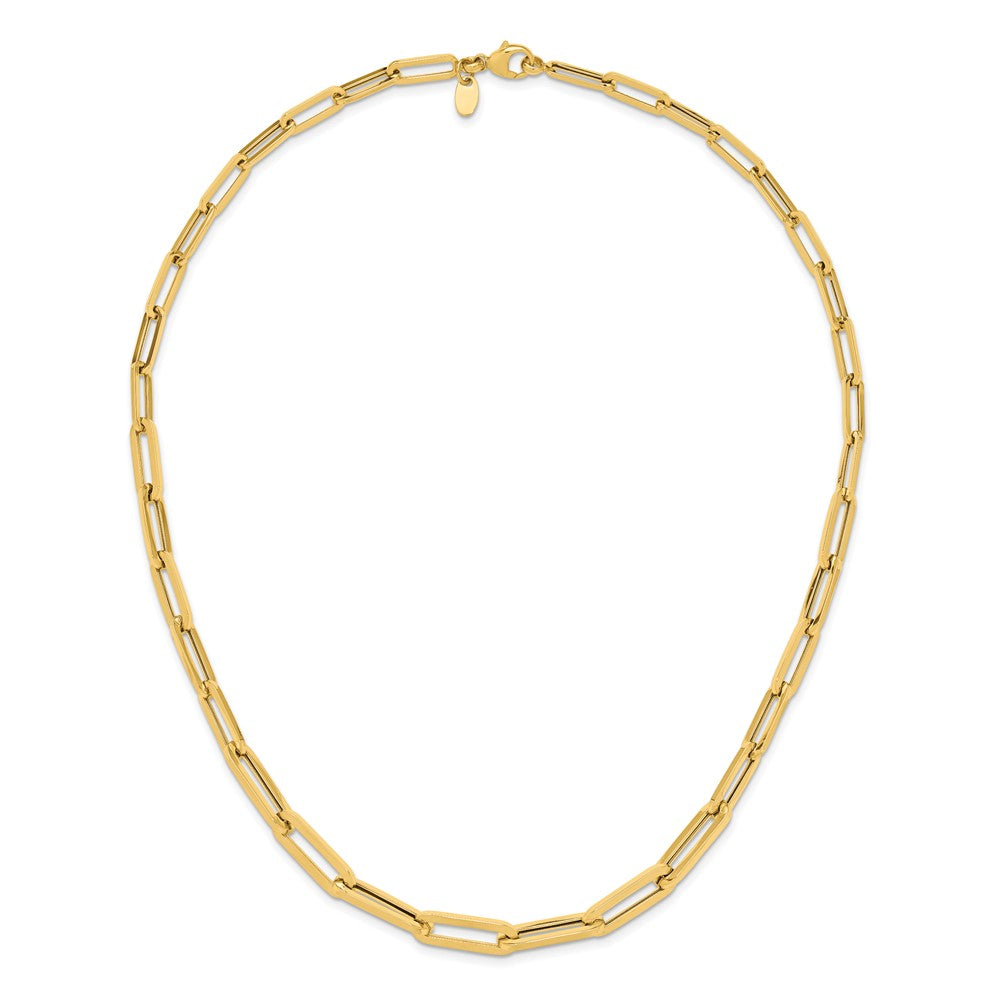 14K Gelbgold Poliert Fantasieglieder Halskette