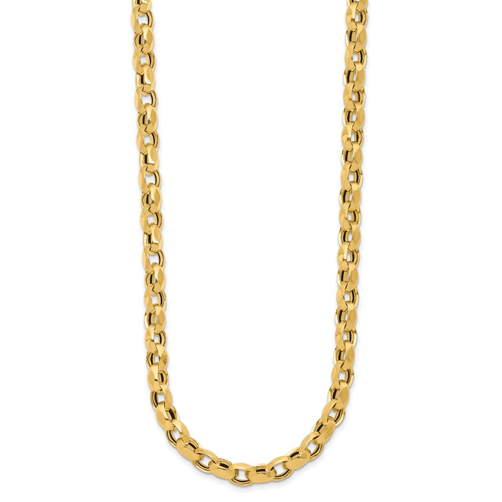 14K Gelbgold Poliert Fantasieglieder Halskette