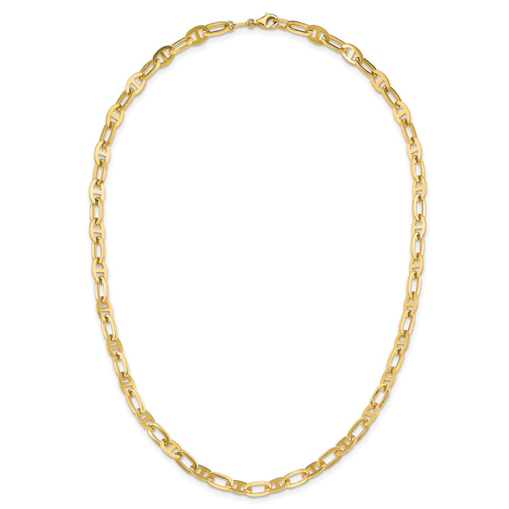 14K Gelbgold Poliert Fantasieglieder Halskette